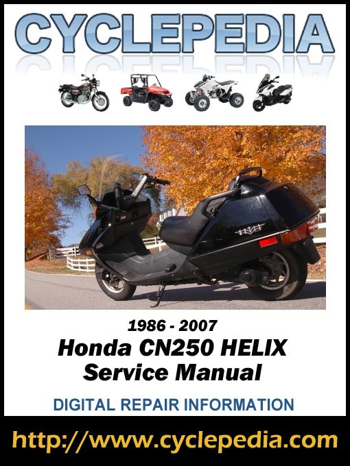 Title details for Honda CN250 Helix 1986-2007 Service Manual by Cyclepedia Press LLC - Wait list